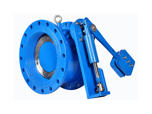 Butterfly Check Valve with Hydraulic Counter Weight.
